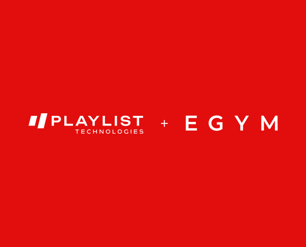 logos of Playlist and EGYM